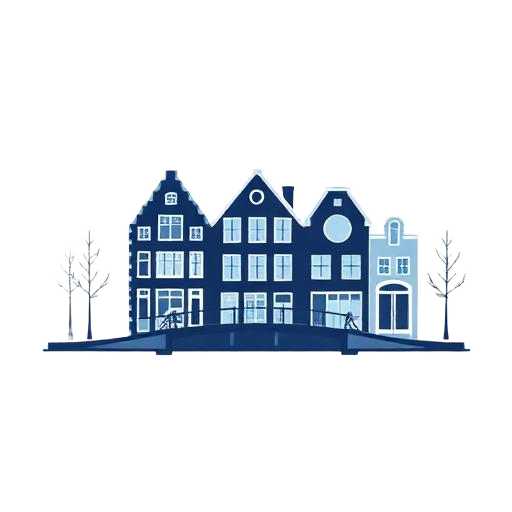 Amsterdam canal houses, Netherlands